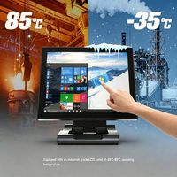 LILLIPUT 12.1 Inch HDMI Touch Screen Monitor with 800 Nits High Brightness and VGA Input for Outdoor and Industrial Control