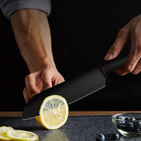 Yangjiang fabricant famille couteaux de cuisine avec poignée en PP Super Sharp 3 pièces ensemble de couteaux Santoku couperet couteau utilitaire