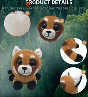 Jouet de décompression fidget panda rouge, nouveau design en chine, mignon panda rouge siège/ailure, jouet de décompression du fidget