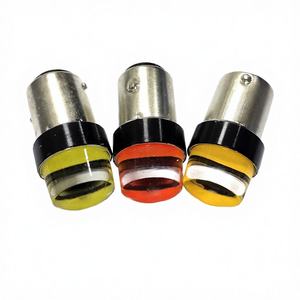 หลอดไฟรถยนต์ 12V 24V S25 สีขาว วัสดุซิลิโคน 1LED 1156 1157 ไฟแฟลช 1W BA15S BAY15D COB คริสตัลไลท์ สีเหลืองอำพัน สีแดง JR - Product Image 4