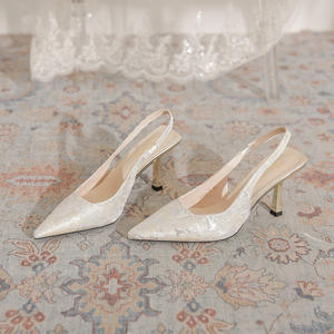 Chaussures à talons hauts avec bride cheville pour femme, escarpins à ajustement sûr pour mariage, soirée et événements spéciaux, design élégant - Product Image 3