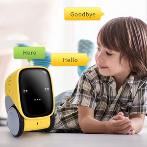 Robot tactile intelligent à capteur alimenté par l'IA, multifonctionnel, interactif, avec fonction d'enregistrement musical et <span class=keywords><strong>de</strong></span> danse, lumière LED, jouet cadeau <span class=keywords><strong>de</strong></span> Noël - Product Image 2