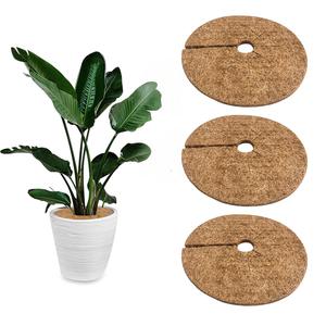 Tapis <span class=keywords><strong>de</strong></span> protection en tissu Non tissé dégradable fournitures <span class=keywords><strong>de</strong></span> jardin pour couverture <span class=keywords><strong>de</strong></span> plante barrière contre les mauvaises herbes arbre paillis anneau rond tapis <span class=keywords><strong>de</strong></span> coco - Product Image 3