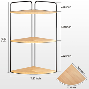 Organisateur de Comptoir de Salle de Bain en Bois à Prix Abordable pour Maquillage et Articles de Toilette – Présentoir de Rangement - Product Image 3