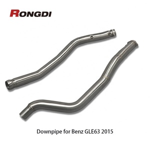 304ท่อไอเสียสเตนเลสแบบตรงสำหรับ Mercedes Benz C292 W166 GLE63 AMG 5.5T 2015-2019 - Product Image 3