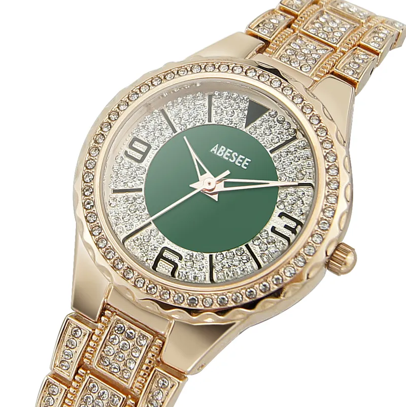 लक्जरी महिलाओं की घड़ी डायमंड घड़ी सस्ती कीमत रिलोज डी मुजेर घड़ी महिलाओं के लिए