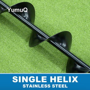 YumuQ, barrena <span class=keywords><strong>de</strong></span> hielo manual <span class=keywords><strong>de</strong></span> 5/6/7 pulgadas, longitud ajustable <span class=keywords><strong>de</strong></span> acero inoxidable, tornillos <span class=keywords><strong>de</strong></span> hielo <span class=keywords><strong>de</strong></span> 150-120cm para tienda <span class=keywords><strong>de</strong></span> pesca en hielo - Product Image 5