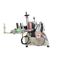 Machine d'étiquetage automatique de table, ronde et compacte, pour bouteilles rondes et carrées, cosmétiques, vin, boissons, bouteilles en verre