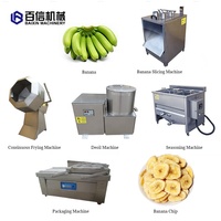 Machine à fabriquer des chips de banane à prix réduit, ligne de production de chips de banane, ligne de production de tranches de banane frites