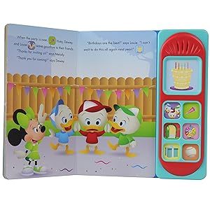 Fiesta <span class=keywords><strong>de</strong></span> feliz <span class=keywords><strong>cumpleaños</strong></span> con <span class=keywords><strong>Mickey</strong></span> <span class=keywords><strong>Mouse</strong></span> 7 botones libro <span class=keywords><strong>de</strong></span> sonido niños libro <span class=keywords><strong>de</strong></span> sonido interactivo - Product Image 2