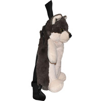 A678 Usine ODM OEM Sac à dos en peluche Vente en gros Sac à dos en peluche Loup Sac à dos personnalisé pour enfants Cadeaux Jouet Animal Renard Sac à dos en peluche pour bébé