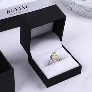 Boîte à bijoux de luxe Boyang pour la Saint-Valentin, petite boîte cadeau en papier pour bague - Product Image 4