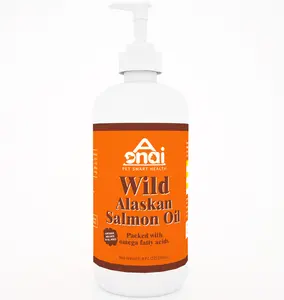 Huid En Vacht Gezondheid Wilde Alaskan Zalmolie Voor Honden En Katten Omega 3-huid-En Vachtondersteuning