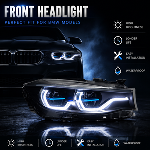 For F34 3 Series 2013-2020 <b>LED</b> Headlights Assembly <b>Projector</b> Lens Front Lamp Upgrade Retrofit Headlamp High Brightness Superior - Product Image 1