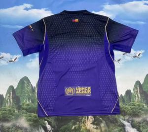 Barcelona Mamba Ademend Voetbalkleding Nieuw Seizoen Zomer Voetbaltenues met Korte Mouwen - Product Image 2