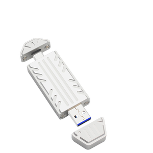 M.<span class=keywords><strong>2</strong></span> NVME SSD Hochgeschwindigkeits-Solid-State-Mobilfestplattenbox JMS583 Hauptsteuerung USB TYP-C Doppelkopf Magnetische Abdeckung - Product Image 1
