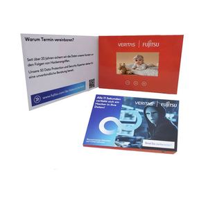 Tarjeta de Presentación Personalizada con Pantalla LCD de 4.3 Pulgadas, Impresión por Transferencia Térmica, Invitación en Video, Presentación YNG - Product Image 1