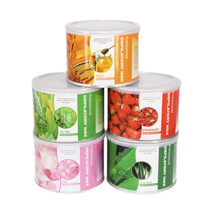 แว็กซ์กำจัดขนสูตรน้ำผึ้งสำหรับขาและผิวกาย ยี่ห้อบิวตี้ซาลอน โปรเฟสชั่นแนล  ผสมว่านหางจระเข้และกุหลาบ  ไม่เจ็บ  นุ่มละลาย  บรรจุกระป๋อง - Product Image 2