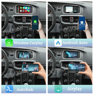 Para <span class=keywords><strong>Volvo</strong></span> V40 V90 <span class=keywords><strong>XC40</strong></span> XC90 S90 2015-2022 OEM actualización de pantalla de coche caja decodificadora interfaz de dispositivo Linux CarPlay Android Auto Player - Product Image 2
