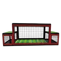 Profesyonel Kırmızı LED'li Subsoccer İnteraktif Masa Altı Langırt Oyunu Taşınabilir Banklı Atari Makinesi İç Mekan Sporları İçin