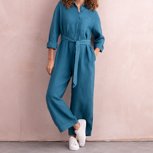 Conjunto de una pieza de manga larga para mujer moderna para distribuidores de ropa Mono de manga larga para mujer Premium con cremallera - Product Image 2