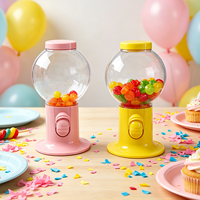 Distributeur de bonbons en plastique transparent de qualité alimentaire pour mini-gumballs/gélifiés/chocolats