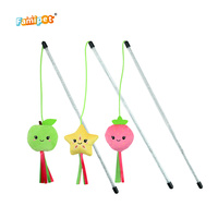 Famipet Fabricant – Nouveau jouet interactif pour chaton, design fruits thème printemps, bâtonnet de chat avec herbe à chat