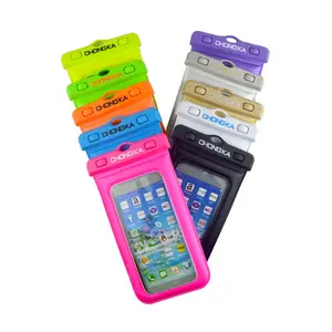 Universal WaterProof PVC Mobile Phone Pouch Waterproof Bag Water Proof Cell Phone Bag With Lanyard