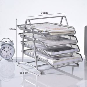 High Quality 4 Layer Mesh Desk Organizer Office A4 Paper Document <b>File</b> <b>Tray</b> - Product Image 5