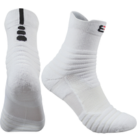 Chaussettes en tricot d'automne absorbantes et respirantes avec broderie, design personnalisé, logo imprimé, bordure et bas du chaussette, impression numérique pour jeunes