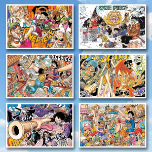 Affiche d'art animé One Piece, carte à collectionner, figurine d'action Luffy Zoro, boîte mystère en gros pour boutique Otaku - Product Image 2