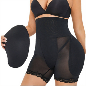 Pantalones moldeadores de cuerpo <span class=keywords><strong>con</strong></span> control firme de cintura alta para mujer, <span class=keywords><strong>bragas</strong></span> de control moldeador de vientre posparto <span class=keywords><strong>con</strong></span> almohadilla de esponja para glúteos, mejora de cadera - Product Image 3
