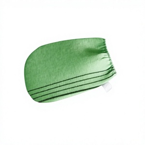 Spugna Esfoliante Verde per Bagno, Cuscinetto Massaggiante per il Corpo, Spazzola in Gomma per Pulizia Doccia, Confezione Personalizzata - Product Image 4