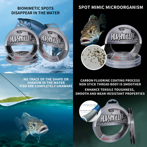 Fil de pêche en fluorocarbone sur mesure, monofilament, pour leurres, ligne de lest, économique, fabricant, fournisseur en marque blanche - Product Image 3