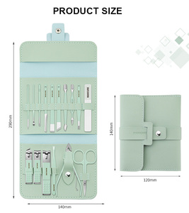 Di alta qualità 16 pezzi per la cura delle unghie Manicure Pedicure <span class=keywords><strong>Set</strong></span> di strumenti in acciaio inox Nail Cutter Kit Manicure <span class=keywords><strong>Set</strong></span> <span class=keywords><strong>professionale</strong></span> - Product Image 5