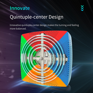 <span class=keywords><strong>Cube</strong></span> magique Moyu 21x21x21, design à cinq centres, jouet éducatif magnétique avec motif d'affichage de l'orthographe, jouet en plastique 3D - Product Image 3