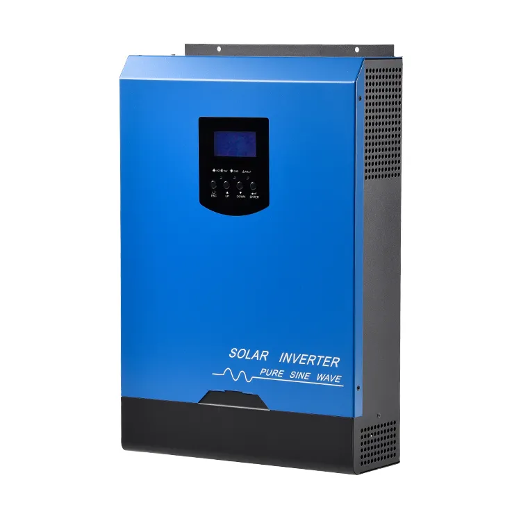 Prix de gros Inverser les onduleurs solaires 3Kw 5Kw 10Kw 48V 220V Homage Convertisseurs Ups Onduleur de puissance hybride hors réseau