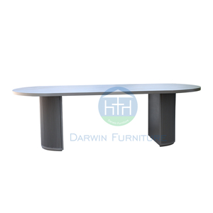 फोशान डार्विन फर्नीचर गोल डाइनिंग टेबल उच्च अंत गुणवत्ता वाले बगीचे की मेज एल्यूमीनियम टिकाऊ आधुनिक परियोजना आउटडोर फर्नीचर - Product Image 4