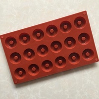 Usine Silicone Mini Donut Pan,18 Cavité Donut Cuisson Moule Plateau Muffin Tasses, Moule À Gâteau, Moule À Biscuit