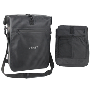 Sac à dos de vélo universel imperméable de 28 L avec système de verrouillage rapide et éléments de sécurité réfléchissants - Product Image 2