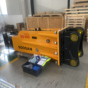 SOOSAN SB140 Brise-roche hydraulique de type boîte, corps principal, produit fourni directement par l'usine, garantie d'un an, caractéristiques standard incluses - Product Image 1