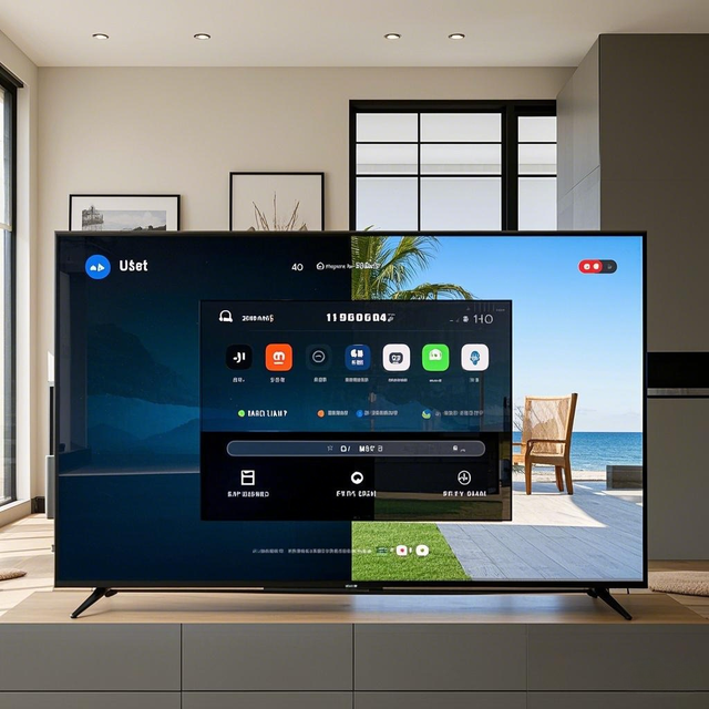 Big Size Custom Android Tv Smart UHD LED Smart Tv Television 32 40 43 50 55 65 Inch Customizable Google WebOs Televisions