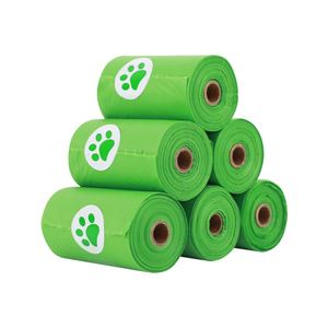 Sacs à déjections canines biodégradables et compostables 100% amidon de maïs, respectueux de l'environnement, avec un fort contrôle des odeurs pour les propriétaires de chats - Product Image 1