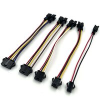 Kabel Harness Konektor SM2.54mm Kustom Pabrik 2-6Pin Terminal Pre-crimped Kabel Jantan Betina Sepasang untuk Peralatan Elektronik