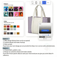 Sac fourre-tout personnalisé en jacquard tissé avec logo, motif cachemire de luxe, en tissu de coton, sac de voyage et de plage pour femme, marque DIY