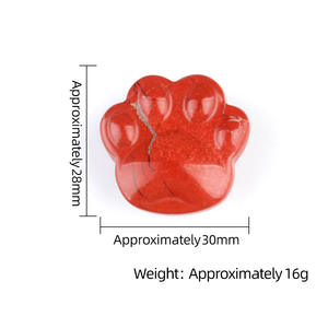 Artigianato in Cristallo Naturale, <span class=keywords><strong>Pietra</strong></span> Semi-Preziosa, Ametista Intagliata a Zampa <span class=keywords><strong>di</strong></span> Gatto, Quarzo Trasparente a Zampa d'Orso per Regalo - Product Image 5