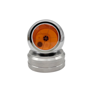 Mini-prisme en cuivre de 25,4 mm avec base magnétique pour la topographie de pistes et de sentiers, mini-prisme de mesure magnétique - Product Image 2