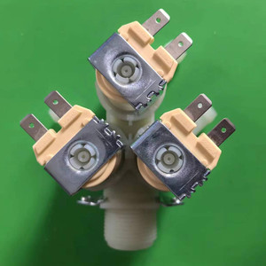 European Nylon Three-<b>Valve</b> Solenoid <b>Valve</b> with 6-Point Threaded One-In-Three-Out Plastic <b>Control</b> Parallel Design - Product Image 5