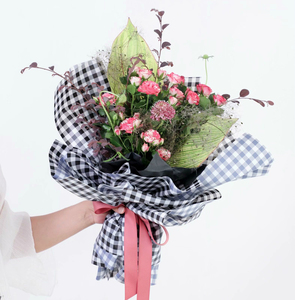 พลาสติกเยาวชนกันน้ำตรวจสอบฤดูร้อนตรวจสอบSeries Roseดอกไม้ช่อดอกไม้ของขวัญง่ายรูปร่าง - Product Image 5