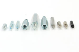 مكون ميكانيكي من الفولاذ المقاوم للصدأ المطلي بالزنك الأزرق، مسافة تثبيت سداسية للتجميع والتثبيت - Product Image 5